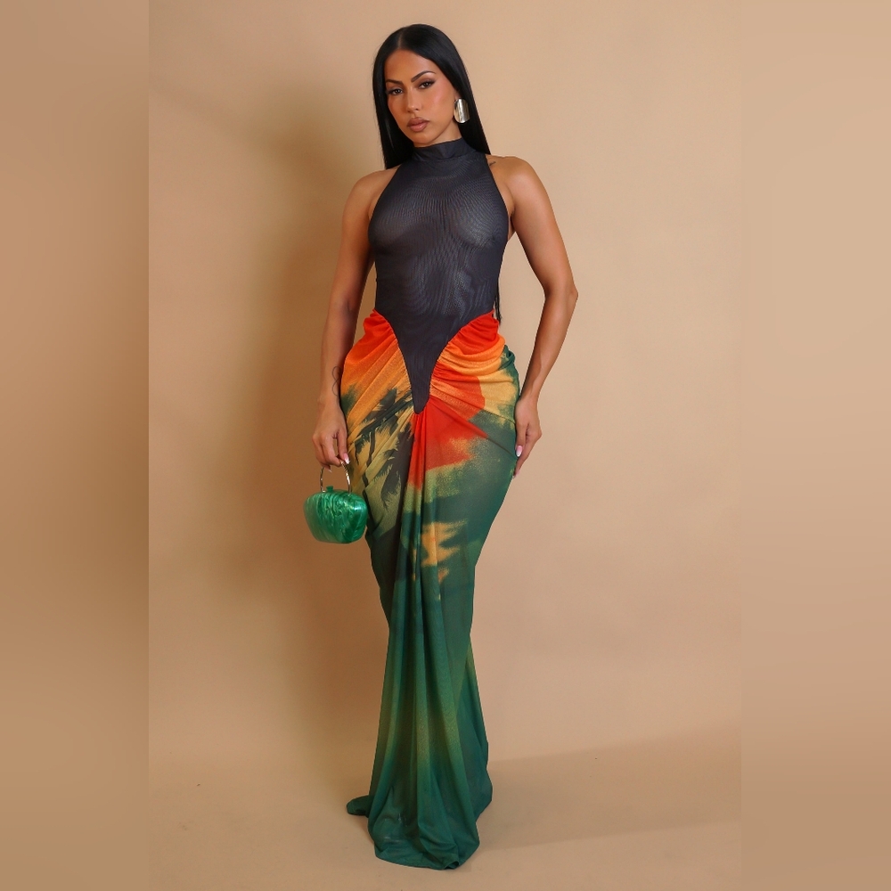 Rasta Vibes Maxi Dress